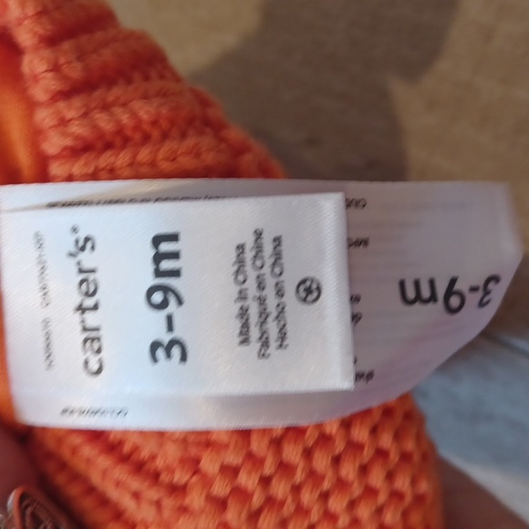 Carter's Pumpkin Knit Beanie - Picture 6 of 6